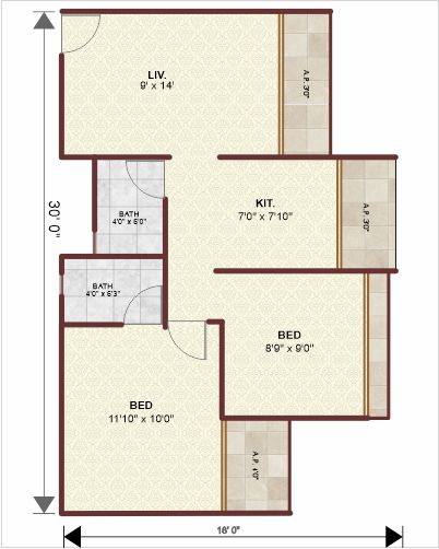 Apartment Floor Plan